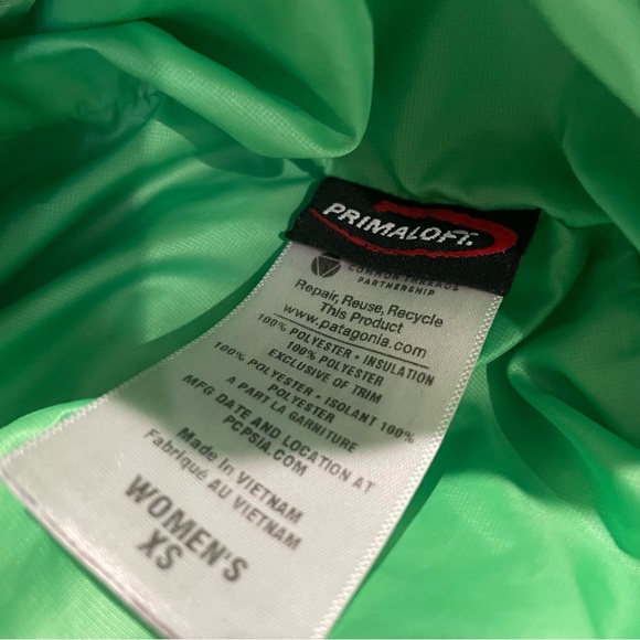 PATAGONIA Women’s Nano Puff Primasoft Pullover Ikat Purple 1/4 zip size XS - Picture 6 of 6